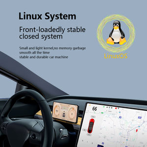 Écran tactile intelligent pour <span class=keywords><strong>Tesla</strong></span> <span class=keywords><strong>Model</strong></span> <span class=keywords><strong>3</strong></span>/Y 9 pouces, système d'exploitation Linux, CarPlay sans fil, entrée vidéo, synchronisation des données de la voiture d'origine - Product Image 2