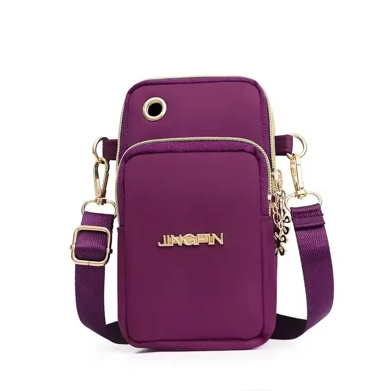 High-Quality Outdoor Crossbody Mobile Phone Bag Portable Soft Nylon Waterproof Travel Bag