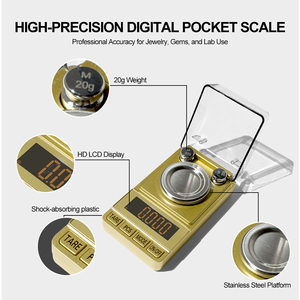 Báscula digital de bolsillo para pesar joyas, mini, portátil, de 50g y 0.001g de precisión, ideal para oro y diamantes, ¡muy vendida! - Product Image 2