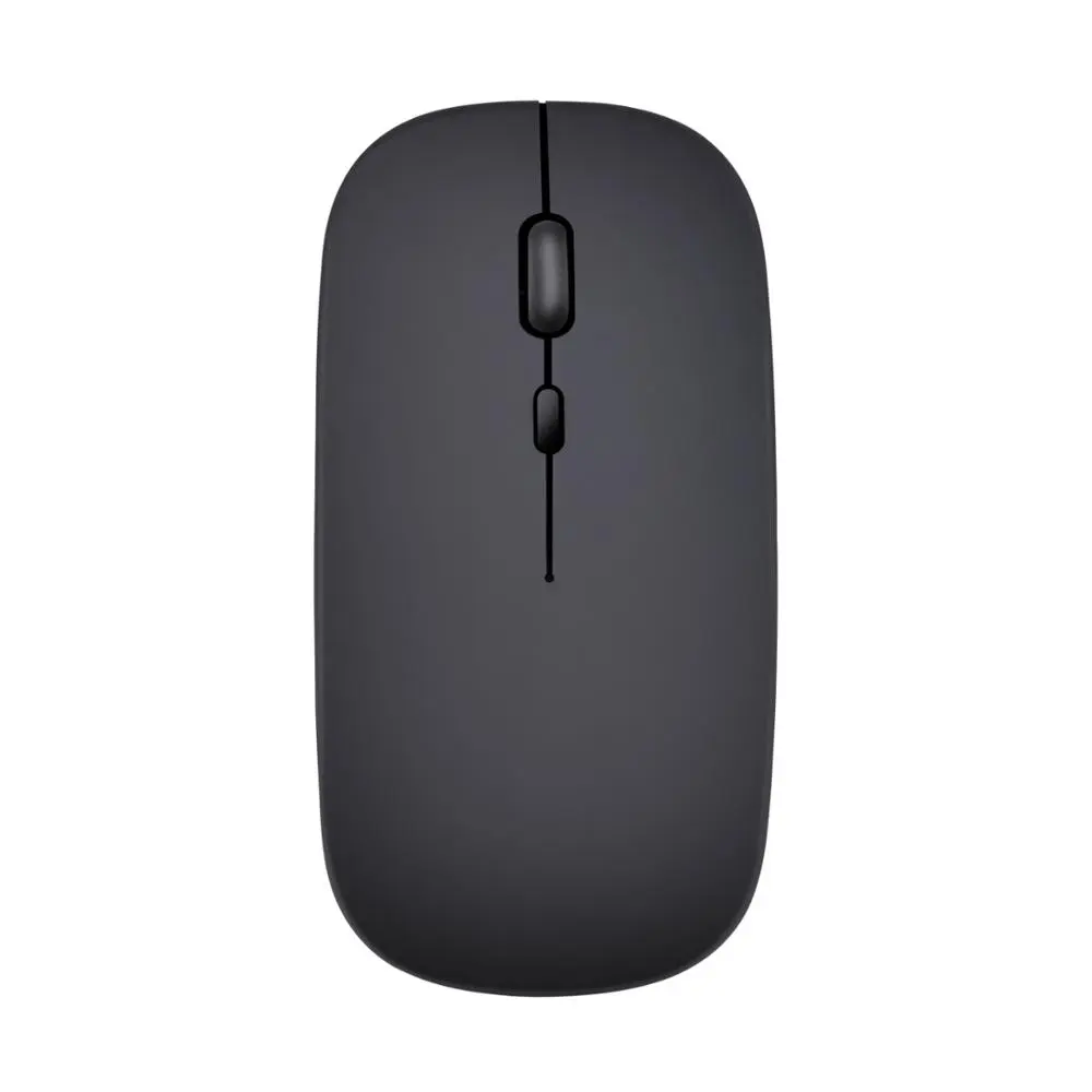 multicolor mini slim custom logo wireless rechargeable mouse for laptop computer