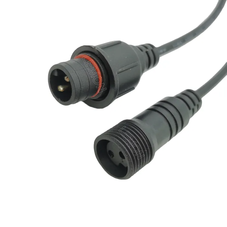 ip67 5pin waterproof connector 4pin male / female cables 12v 6a power cable 6m waterproof circular m8 conector