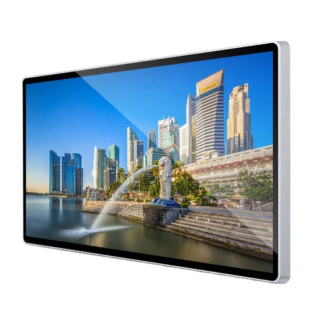 Wall Mounted LCD Digital Signage Display 43 Inch Android Smart Advertising Player Kiosk with IR or Capacitive Touch Screen Panel