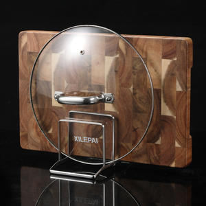 Modern 304 Stainless Steel Pot Lid <b>Rack</b> Oval Shape Dishwasher Safe Kitchen <b>Draining</b> <b>Rack</b> For Cutting Board Storage - Product Image 4