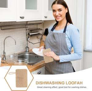 Esponjas para lavar platos naturales sin residuos, estropajo ecológico biodegradable, <span class=keywords><strong>planta</strong></span> <span class=keywords><strong>de</strong></span> lufa Natural para Cocina - Product Image 5