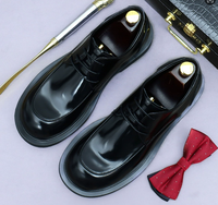 2025 chaussures habillées pour hommes en cuir de vachette véritable chic