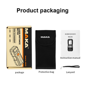 Máy Định Tầm Laze Mini BSCI Intertek CE Rohs FCC <span class=keywords><strong>20M</strong></span> Maka MK202 Máy Đo Khoảng Cách Máy Đo Khoảng Cách <span class=keywords><strong>Laser</strong></span> Chi Phí Thấp - Product Image 5