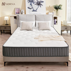 OEM 10 inç hibrid ortopedik cep yaylı şilte kral kraliçe çift boyutu haddelenmiş yanmaz yatak sağlıklı yatak şiltesi - Product Image 2