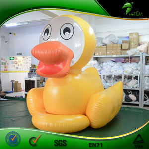 <span class=keywords><strong>Ballon</strong></span> gonflable canard jaune flottant, jouet pour piscine d'été, décoration de couleur rose, dessin animé - Product Image 6