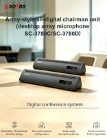 Unidad de Micrófono Digital para Conferencias, Tipo Mesa, con Largo Alcance de Captación, para Sistemas de Conferencia Digital