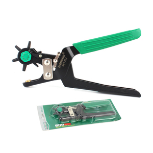 Outil de poinçonnage du cuir en promotion : poinçonne facilement des trous ronds de 2 mm à 4,5 mm – Pince rotative pour ceintures, sangles, tissus - Product Image 1