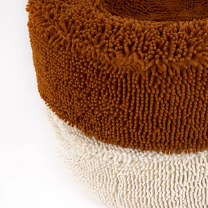 Großhandel High-Dimension Memory Foam Hunde bett Abnehmbare Polyester abdeckung Wasch bare Anti-Rutsch-Unterseite Benutzer definiertes rundes Bett für Hunde Katzen - Product Image 4