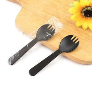 Seperate Packing plastic spoon and fork Party Picnics Outdoor Events use Disposable Tableware Plastic Cutlery Fork Spoon