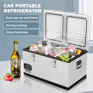 Unidad de Refrigeración para Camiones de Gran Capacidad (95L) con Energía Solar, Refrigerador y Congelador para Alimentos y Bebidas - Product Image 1