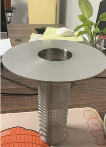 Cartouche tissée industrielle de maille de cylindre de filtre d'acier inoxydable pour la filtration liquide Filtration industrielle en métal de pompe à moteur - Product Image 3