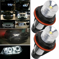Nouvelle lumière LED Angel Eyes en aluminium pour 5/6/7/X3/X5 (E39/E53/E63-E66/E83) OE 6312694048,63126916097,63126929309 12V 1 an