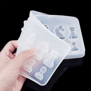 Pequeña cantidad de pedido Diseño especial Antiadherente Fácil liberación Ajedrez Resina Molde Silicona Piezas de ajedrez Moldes - Product Image 5