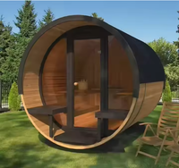 Ruang Sauna Hammam Elektrik Modern Kelas Atas Berbahan Kayu Cedar Kanada dengan Panel Kontrol Komputer dan Ukuran yang Dapat Disesuaikan