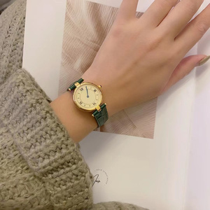 Reloj de Lujo para Mujer 2026, Esfera Redonda con Cristales, Correa de Cuero Genuino, Movimiento Mecánico, Alta Calidad, Estilo Cartieres - Product Image 3