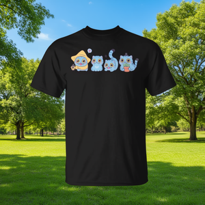 Camiseta Demon Hunters Blue Tiger And Bird para adultos, unisex, manga corta, cuello redondo, impresión digital, promocional - Product Image 3