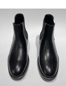 Mychonly Italia diseño al por mayor personalización de moda de cuero genuino impermeable hombres <span class=keywords><strong>Chelsea</strong></span> botas - Product Image 5