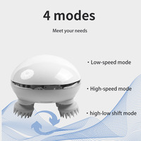 Massage du cuir chevelu de haute qualité Silicone cheveux masseurs de cuir chevelu électriques intelligents appareils masseur de tête de pieuvre