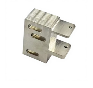Custom High Precision CNC Milling Aluminum Adjustable Mounting Bracket, OEM Slotted Hole Fixing Stand Automation Equipment Parts - Product Image 6