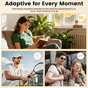 OEM Bluetooth Headset with Translation Function 120 Languages Support <b>Wireless</b> Earphone with Touch Screen for Daily Use - Product Image 4