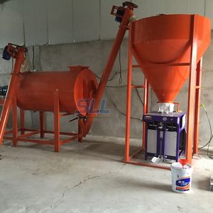 Mezcla de fabricación de bajo precio Mini línea de producción automática completa Máquina de fabricación de adhesivos para azulejos 5 T/H Planta mezcladora de mortero seco - Product Image 5