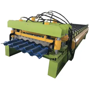 China Bamboo Tile Making Profile Machine Africa Glazed Tile Aluminium Roofing Panel Making Roll Forming Machine