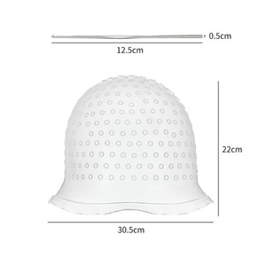 Silicone <b>Highlight</b> <b>Cap</b> 30.5cm Diameter <b>Hair</b> Dyeing Tool Salon Use - Product Image 1