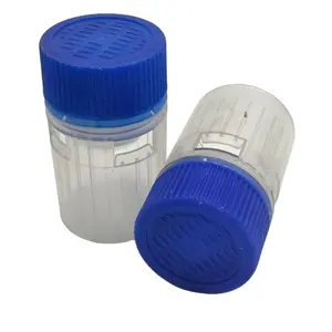 Прозрачный синий пластиковый колпачок для бутылок с 6 частями и защитным колпачком для стеклянных бутылок 33*58