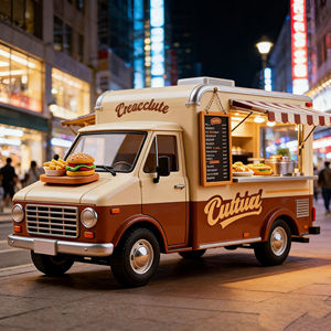 รถเข็นขายอาหารเคลื่อนที่สแตนเลสสำหรับขายกาแฟ เครื่องดื่ม ขนม และขนมขบเคี้ยว ทนทานต่อการเกิดสนิม เหมาะสำหรับการขายอาหารริมทาง - Product Image 5