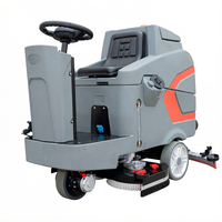 Autolaveuse autoportée robuste 390 kg avec frein électromagnétique pour le nettoyage sécurisé des aéroports et des hôpitaux, des terminaux et des concours aéroportuaires
