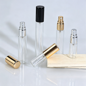 Envase con Impresión <span class=keywords><strong>de</strong></span> Logotipo Personalizado, Botella <span class=keywords><strong>de</strong></span> Perfume Redonda <span class=keywords><strong>de</strong></span> Vidrio Transparente <span class=keywords><strong>de</strong></span> 5 ml, 10 ml, 15 ml, Mini Botella Portátil <span class=keywords><strong>de</strong></span> Spray para Aceite <span class=keywords><strong>de</strong></span> Perfume - Product Image 3