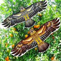 Cerf-volant plat I-0332, cerf-volant oiseau pour enfants, cerf-volant à vent, jouets d'extérieur, jouets en tissu de jardin pour enfants, cadeau