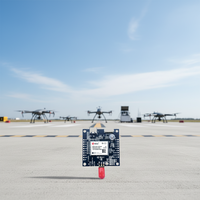 Modul GNSS RTK ZED-F9P Asli, Papan Penerima GPS Presisi Tinggi Tingkat Sentimeter untuk Survei UAV/Drone Industri Tingkat Tinggi