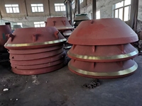 Bol concave en acier au manganèse Mn18Cr2 pour concasseur à cône PYB 2200, pièces d'usure