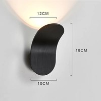 Lampe murale moderne 5W pour éclairage intérieur, idéale pour chambre à coucher, chevet, hôtel de luxe, villa, salon