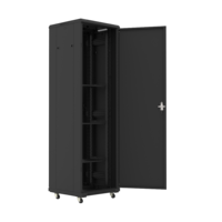 Armoire de serveur en rack Otrans 32U, infrastructure de centre de données, salle informatique, serrure électronique, armoire réseau, acier laminé à froid SPCC, en stock