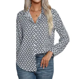 Wholesale ball dots elegant, chiffon blouse v neck white summer shirts women shirt blouse ruffle short sleeve crepe top/