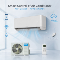 Système de climatisation split à inverter 2 tonnes, nouvelle génération, forte performance de réfrigération, pour usage domestique, refroidissement uniquement