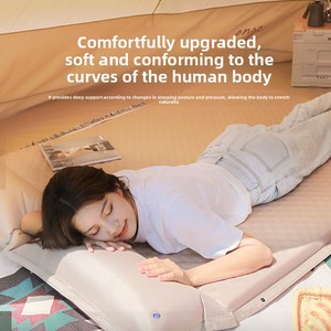 Matelas Gonflable Chunyafang Portable pour <span class=keywords><strong>Camping</strong></span> et Randonnée, Lit d'Appoint Automatique pour Voiture, <span class=keywords><strong>Tapis</strong></span> <span class=keywords><strong>de</strong></span> Couchage Pliable pour <span class=keywords><strong>Sol</strong></span> Extérieur - Product Image 2