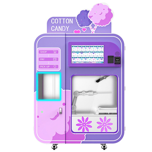 Kiosque à barbe à papa entièrement automatique avec écran tactile de 32 pouces pour parc d'attractions - Product Image 1