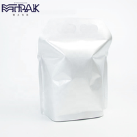 Sac en plastique en feuille d'aluminium Pochette pour liqueur de vin avec bec verseur Pochette pour liquide à boire avec zip-lock
