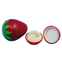 Hot Selling 10Ml Aardbei Vorm Lippenbalsem Container Verpakking Groothandel