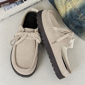 Pantuflas de Gamuza 2026, Talla Grande, Unisex, Suela Gruesa, con Cordones, Punta Cerrada, para Uso Diario, Cómodas y Elegantes - Product Image 3