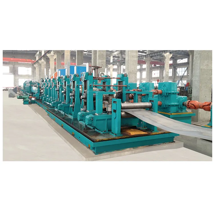 Metal Stainless Steel Pipe Production Line / Welded ERW Tube Mill Pipe Making Machine