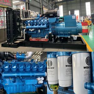 オープンフレーム型 電動始動 60Hz 周波数 600kw <span class=keywords><strong>700kw</strong></span> 濰柴ディーゼル発電機 - Product Image 4