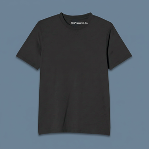 ASAP Brand Economic & Budgeted <b>Black</b> Cotton Men T <b>Shirt</b> Crew Neck Short Sleeve <b>Tee</b> Custom Logo Casual Streetwear Tops for men - Product Image 6