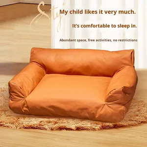 Nuevo Sofá para Mascotas de Piel Sintética Simple para Perros y Gatos, Impermeable, Desmontable y Lavable, en Forma de Sofá, para Todas las Estaciones - Product Image 1